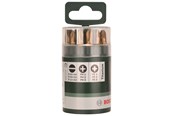 Bormaskin & Bits - Bosch 10-delers sett skrutrekkerbits titan, blandet (S, PH, PZ) UH 54; S0,6x4,5; S0,8x5,5; S1,2x8,0; PH1; PH2; PH3; PZ1; PZ2; PZ3; 25 mm - 2609255978