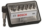 Bormaskin & Bits - Bosch 12+1-delers Robust Line skrutrekkerbits-sett M ekstra hard 25 mm, 12+1 hull - 2607002566