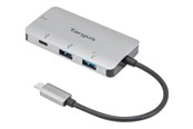 USB-hub - Targus USB-C MP H w 2xUSB A 2xUSB-C  USB-hub - 4 porter - Grå - ACH228EU