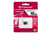 Minnekort - Transcend microSDHC         16GB Class 10 - TS16GUSDC10