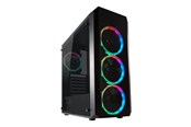 Kabinett - LC Power Gaming 703B Quad-Lux - Kabinett - Tower - Svart - LC-703B-ON