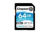 Minnekort - Kingston Canvas Go! Plus SD - 170MB/s - 64GB - SDG3/64GB