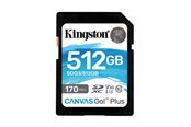 Minnekort - Kingston Canvas Go! Plus SD - 170MB/s - 512GB - SDG3/512GB