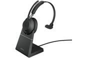 Hodetelefoner - Jabra Evolve2 65 Link380c UC Mono Stand Black - 26599-889-889