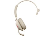 Hodetelefoner - Jabra Evolve2 65 Link380c UC Mono Beige - 26599-889-898