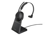 Hodetelefoner - Jabra Evolve2 65 Link380a UC Mono Stand Black - 26599-889-989