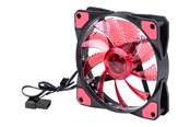 Kabinettvifte - Akyga AKY AW-12C-BR System fan 15 LED red AW-12C-B - Kabinettvifte - 120mm - Rød - AW-12C-BR