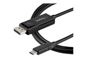 USB - StarTech.com 3.3 ft. (1 m) USB C to DisplayPort 1.4 Cable - Bidirectional - USB / DisplayPort cable - 1 m - CDP2DP141MBD