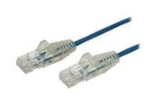 Nettverkskabel - 1m CAT6 Cable - Blue Slim CAT6 Patch Cord - Snagless - LSZH - patch cable - 1 m - blue - N6PAT100CMBLS