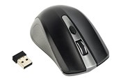 Mus - Gembird MUSW-4B-04-GB - mouse - 2.4 GHz - black space grey - Mus - Optisk - 4 - Grå - MUSW-4B-04-GB