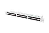 Tilbehør - Lanberg PPU5-1048-S - patch panel - 1U - 19" - PPU5-1048-S