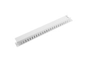 Tilbehør - Lanberg AK-1201-S 19" Cable Management Panel Type A 1U Grey - AK-1201-S