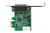 Nettverksadapter - StarTech.com 4 Port PCI Express RS232 Serial Adapter Card - 16950 UART - 256-byte FIFO Cache - PCI E Serial Card - serial adapter - PEX4S953