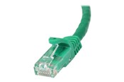 Nettverkskabel - 1.5 m CAT6 Cable - Green CAT6 Patch Cord - Snagless RJ45 Connectors - 24 AWG Copper Wire - Ethernet - ETL - patch cable - 1.5 m - green - N6PATC150CMGN