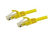 Nettverkskabel - 1.5 m CAT6 Cable - Yellow Patch Cord - Snagless - ETL Verified - patch cable - 1.5 m - yellow - N6PATC150CMYL