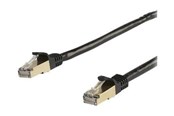 Nettverkskabel - 5m CAT6a Ethernet Cable - Black RJ45 Shielded Cable Snagless - patch cable - 5 m - black - 6ASPAT5MBK