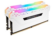 RAM - Corsair Vengeance RGB PRO DDR4-3600 - 16GB - CL18 - Dual Channel (2 pcs) - AMD Optimized & Intel XMP - Hvit med RGB - CMW16GX4M2D3600C18W