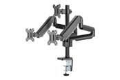 Skjermholder - Deltaco Office triple hydraulisk monitor-arm 17"-27" - ARM-0352