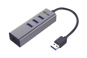 USB-hub - I-Tec USB 3.0 Metal 3-Port USB-hub - 3 porter - Grå - U3METALG3HUB