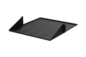 Rackskap - StarTech.com 2 Post Server Rack Shelf - Vented - Center Mount - Black - Supports up to 75 lb. - 2 post Network Rack Shelf rack shelf - 2U - CABSHF2POSTV2