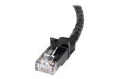 Nettverkskabel - 1.5 m CAT6 Cable - Black Patch Cord - Snagless - ETL Verified - patch cable - 1.5 m - black - N6PATC150CMBK