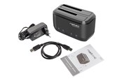 Harddisk - Tilbehør - Natec Kangaroo DUAL - HDD docking station - SATA 6Gb/s - USB 3.0 - NSD-0955