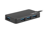 USB-hub - Natec MOTH - hub - 4 ports USB-hub - 4 porter - Svart - NHU-1342