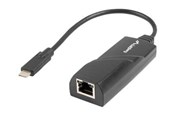 Nettverksadapter - Lanberg NC-1000-02 USB-C 3.1 to RJ45 Ethernet Adapter - NC-1000-02