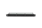 Tilbehør - Lanberg PPU6-1048-B 48-Port 1U 19" Cat.6 UTP Patch Panel Black - PPU6-1048-B