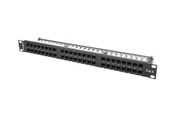 Tilbehør - Lanberg PPU6-1048-B - patch panel - 1U - 19" - PPU6-1048-B