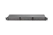 Tilbehør - Lanberg PPS6-1024-B - patch panel - 1U - 19" - PPS6-1024-B