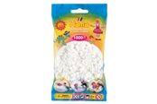 Kreative leker - Hama Ironing beads - White (01) 1000pcs. - 207-01