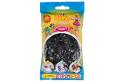 Kreative leker - Hama Ironing beads - Black (018) 1000pcs. - 207-18