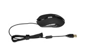 Mus - iBOX Aurora A-1 Optical Wired USB Mouse Gaming - Mus - Optisk - 6 - Svart - IMOGS9031