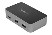 USB-hub - StarTech.com 3-Port USB-C Hub with LAN Port - 10Gbps - 2xA & 1xC - Powered - hub - 3 ports USB-hub - 3 porter - Grå - HB31C2A1CGS