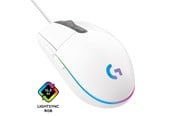 Mus - Logitech G203 LIGHTSYNC - White - Gaming mus - Optisk - 6 - Hvit med RGB lys - 910-005797