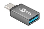 USB - Pro USB 3.1 C - USB 3 A adapter - Grey - 4040849566219