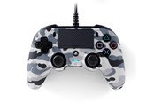 Spill - Tilbehør - NACON PS4 Nacon Wired Compact Controller - Camo Grey - Controller - Sony PlayStation 4 - 3499550383461