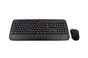 Tastatur - V7 CKU300IT - keyboard and mouse set - Italian - black - Tastatur & Mussett - Italiensk - Svart - CKU300IT