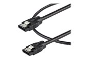 Sata - StarTech.com 0.6 m Round SATA Cable - Latching Connectors - 6Gbs SATA Cable - SATA cable - 60 cm - SATRD60CM