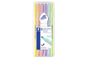 Skrive- & Tegneverktøy - Staedtler Highlighter tripl.pastel 6pcs.box - 362 CSB6