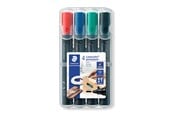 Skrive- & Tegneverktøy - Staedtler Marker Lumocolor permanent 4pcs.box - 352 WP4