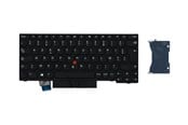 Tastatur - Lenovo - notebook replacement keyboard - with Trackpoint - France - black - Bærbart tastatur - til utskifting - Fransk - Svart - 01YP011