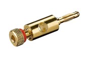 Skjermkabel - Pro Banana Plug 4mm - Gold - 4040849116841