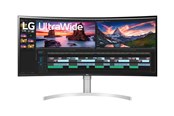 Skjerm - 38" LG 38WN95C-W - 3840x1600 - 144Hz - Nano IPS - 94W USB HUB - Curved - Thunderbolt - 38WN95C-W