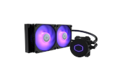 Prosessor-kjøler - Cooler Master MasterLiquid ML240L V2 RGB - CPU Vannkjøling - Max 27 dBA - MLW-D24M-A18PC-R2