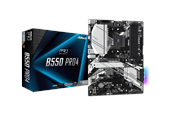 Hovedkort - ASRock B550 PRO4 Hovedkort - AMD B550 - AMD AM4 socket - DDR4 RAM - ATX - 90-MXBCZ0-A0UAYZ