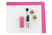 Konferanse & Presentasjon - Rexel  Mini magnetisk Whiteboard 58,5x43 cm Rosa - 2104177