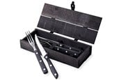 Servering & Servise - Gense Old Farmer Black steak/grill cutlery 4 pcs - 7319011065506