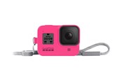 Kameravesker - GoPro Sleeve + Lanyard Electric Pink HERO8 Black - AJSST-007